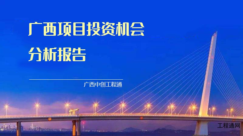 广西项目投资机会分析公司-投资机会分析报告编制费用