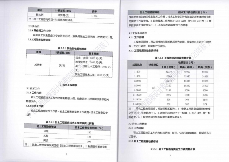 广西工程勘察设计收费指导标准11